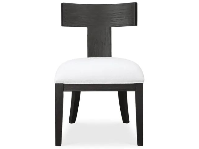 Idris Armless Chair, Charcoal