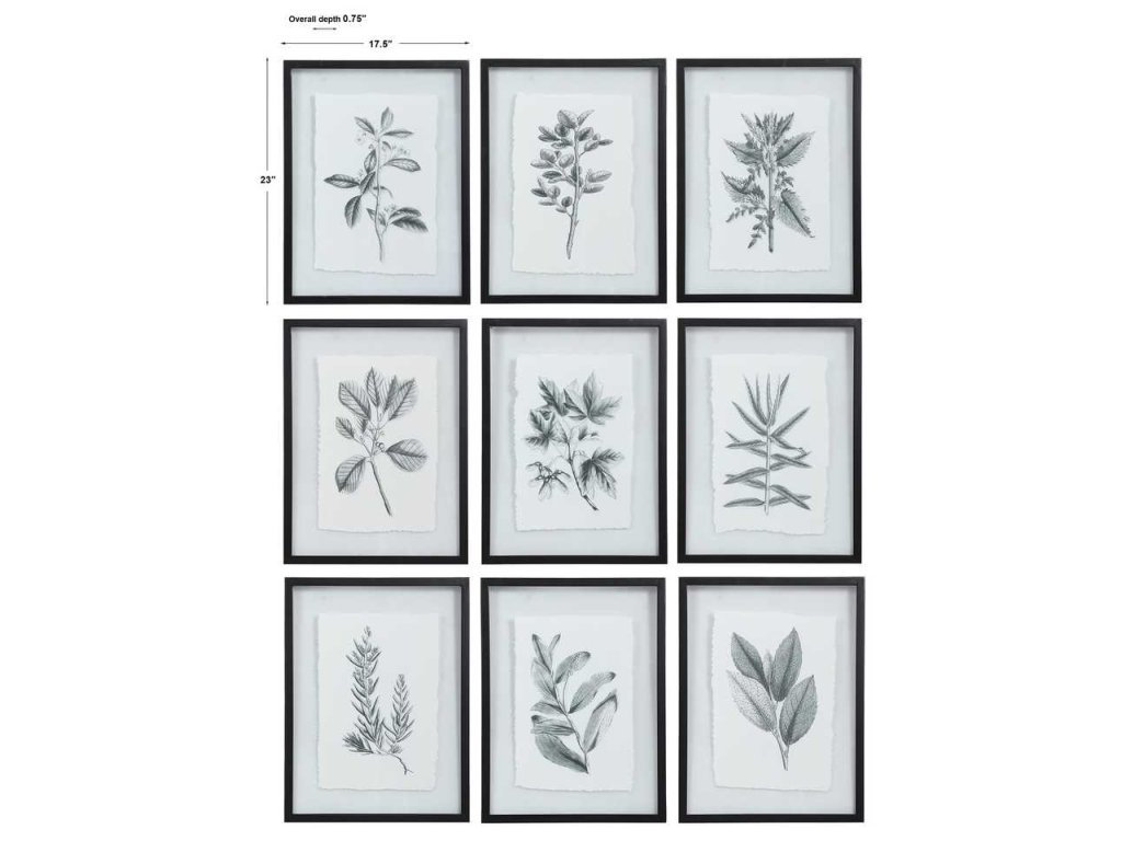 Farmhouse Florals Framed Prints, S/9 3 Cartons - image 7