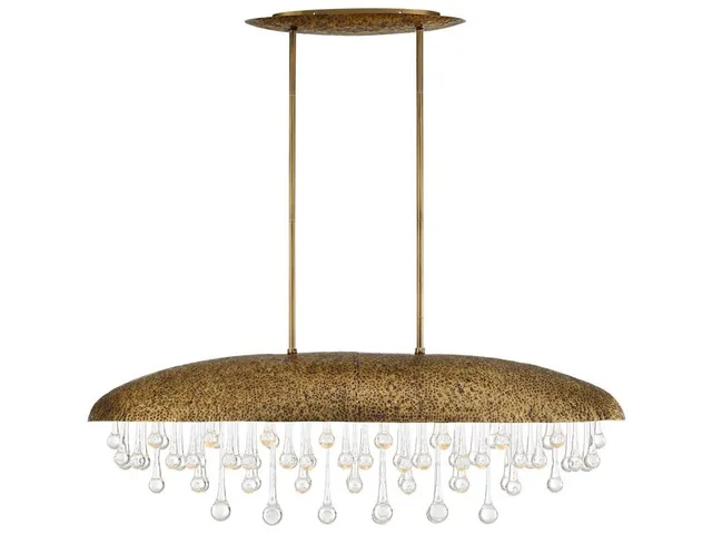 Downpour, 10 Lt Pendant - Oval