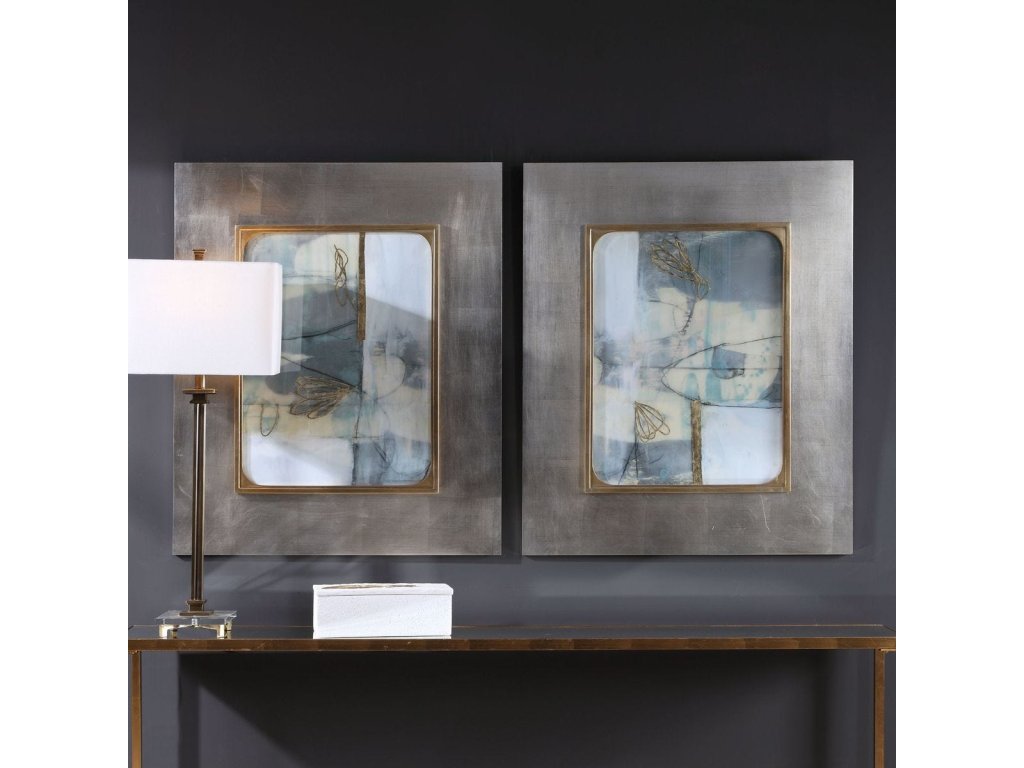 Gilded Whimsy Framed Prints, S/2 - image 1