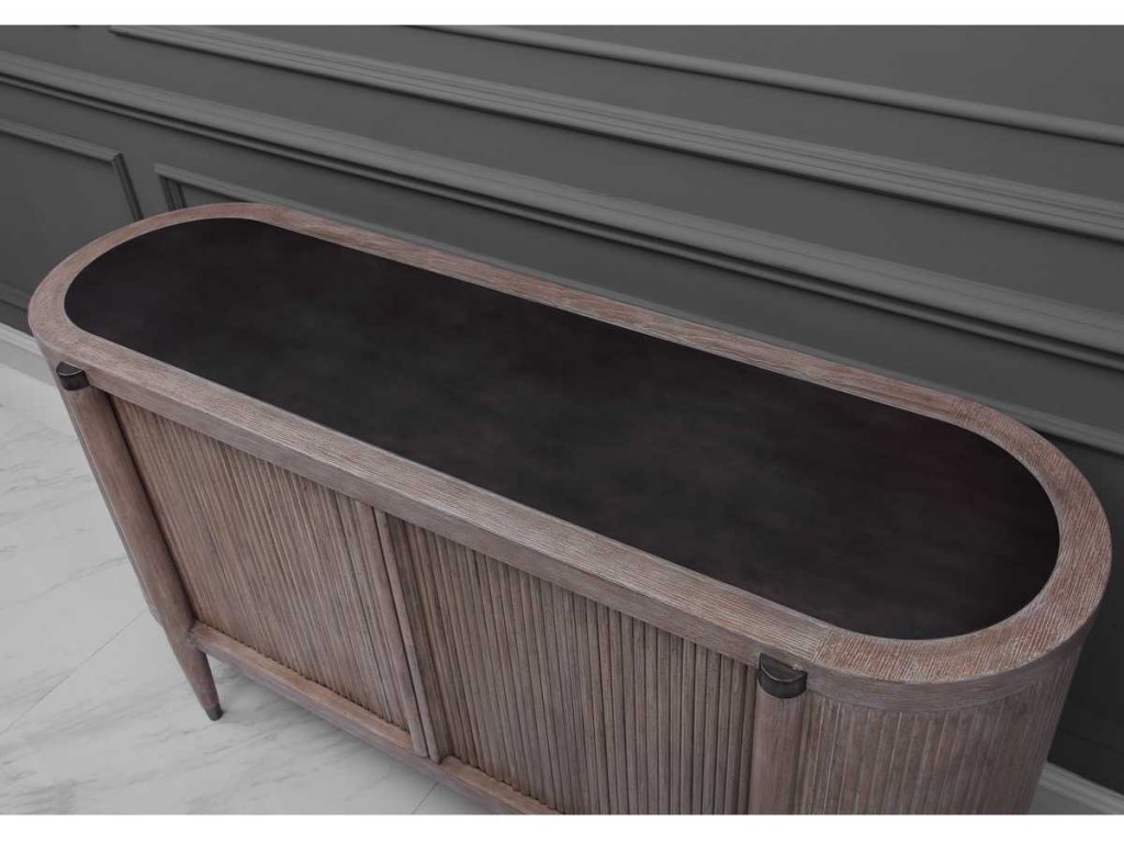 Tambour Cabinet - Natural Wash - image 5
