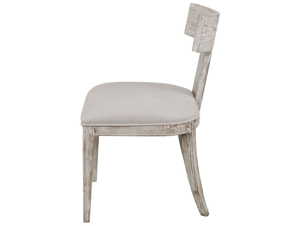 Idris Armless Chair, White, 2 Per Box, Priced Each - image 2