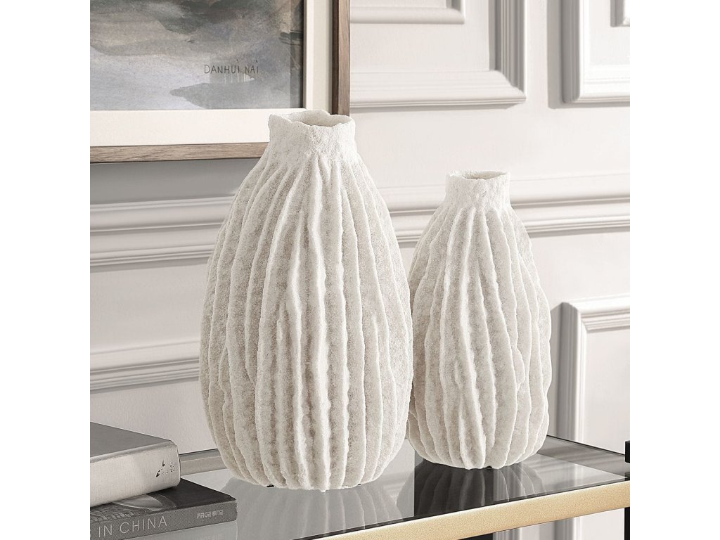 Ivory Ridge Vases, S/2 - image 1
