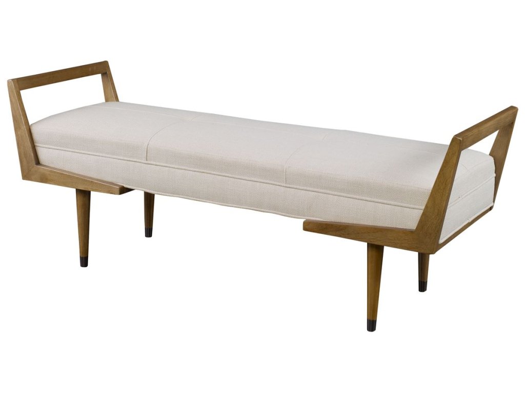 Waylon Bench, Ivory - image 2