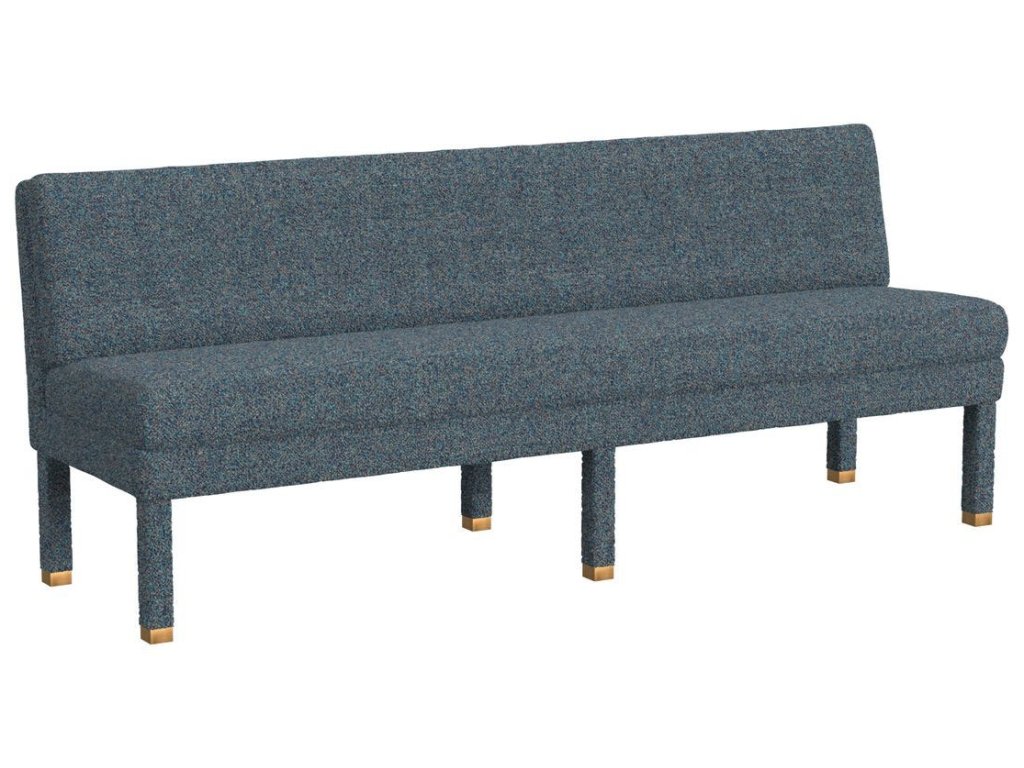 Approach The Bench Banquette, 84" - Tweedy Bird Jewel - image 1