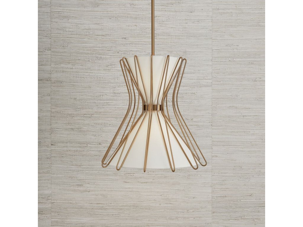 Boomerang, 2 Lt Pendant - Brass Small - image 1