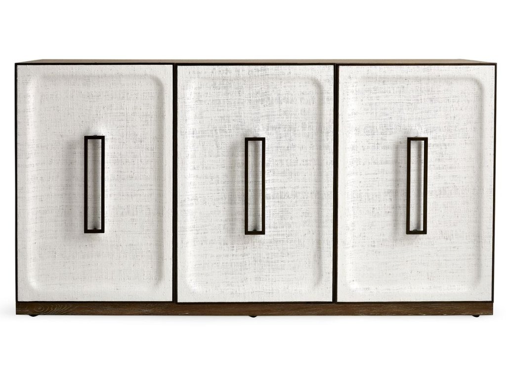 White Linen 3 Door Cabinet - main image