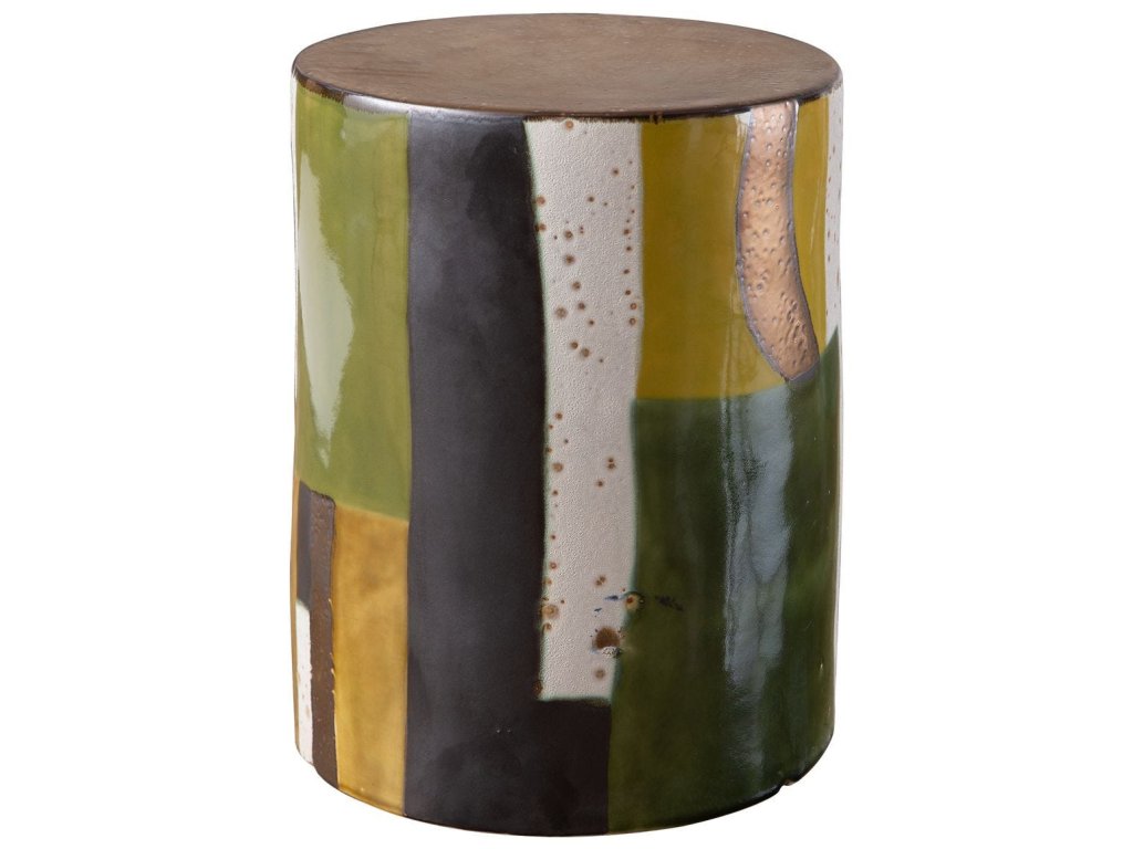Graph Garden Stool - Green - image 5