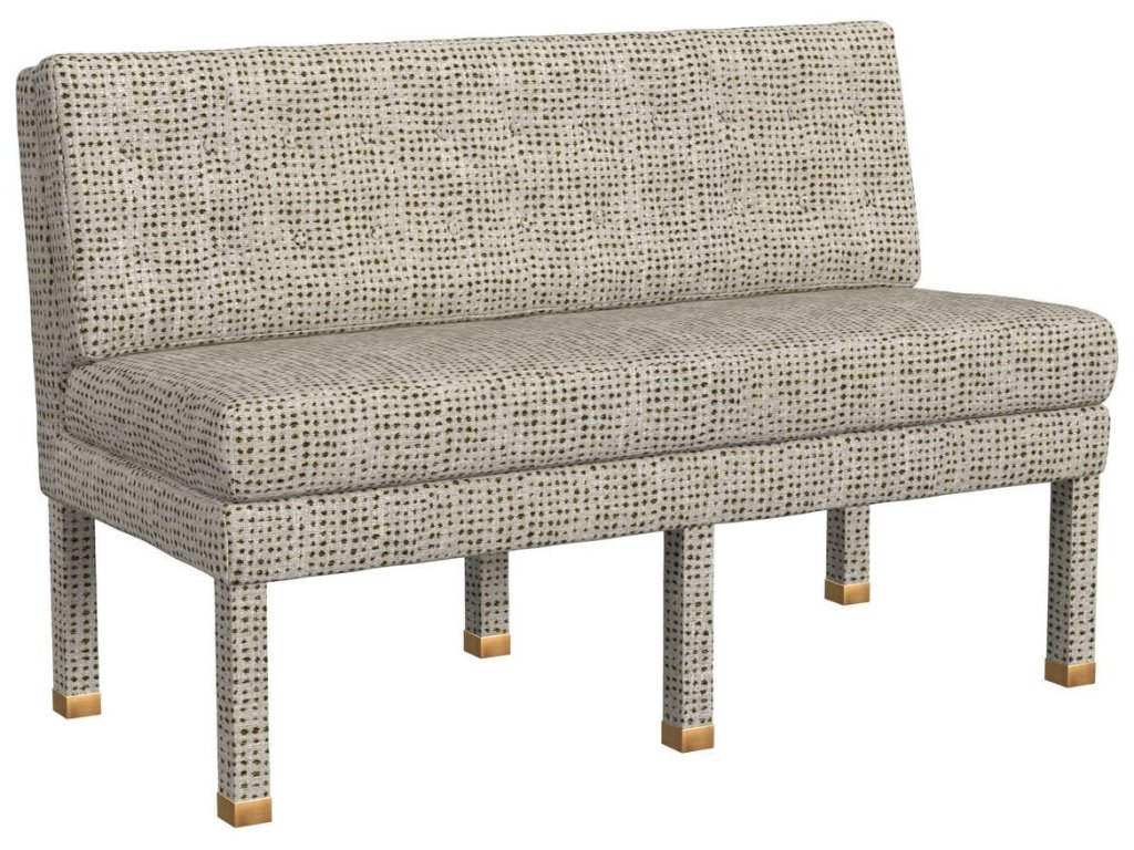 Approach The Bench Banquette, 52" - Dashing Olive - image 1