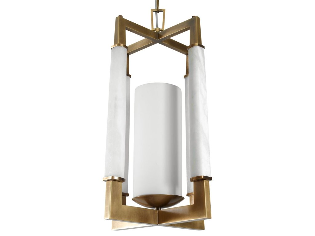 Alabaster Temple, 1 Lt Pendant - image 3