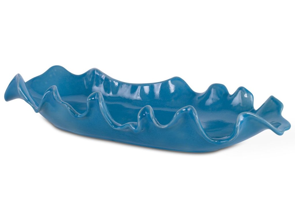 Ruffled Feathers Bowl, Blue - main image