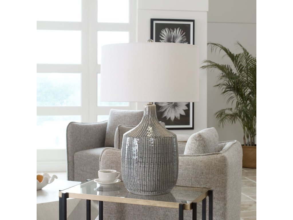 Felipe Table Lamp, Dark Gray - image 1