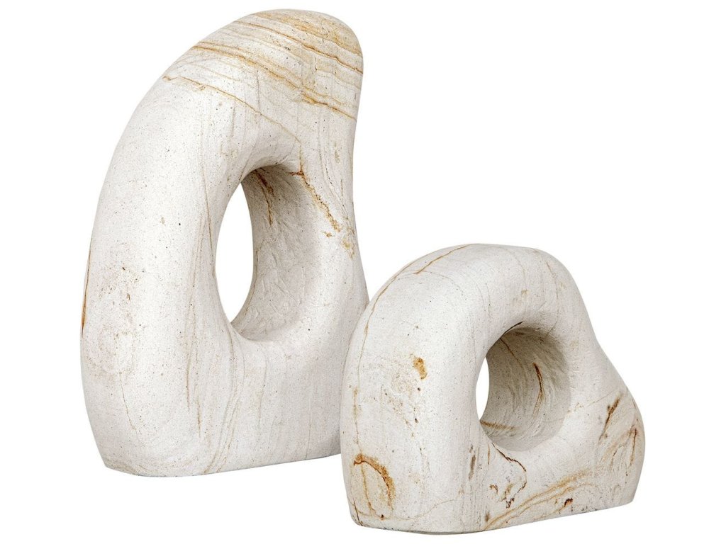 Stone Flow Outdoor Sculptures, S/2 - image 3