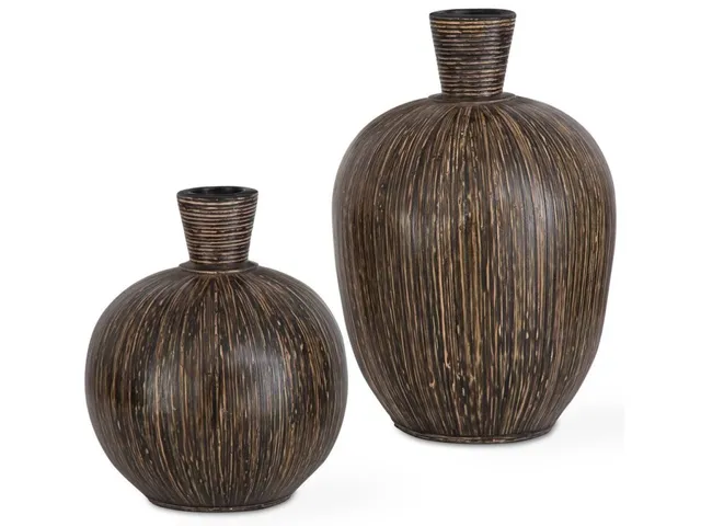 Islander Vases, Black, S/2