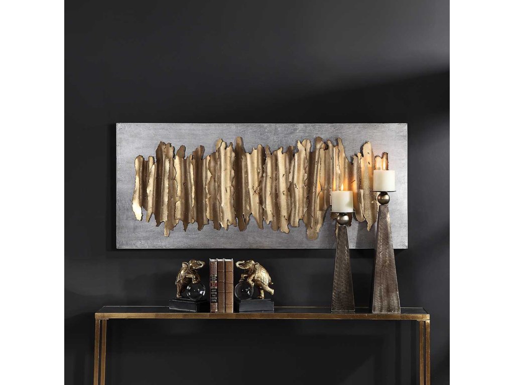 Lev Metal Wall Decor, Silver - image 1