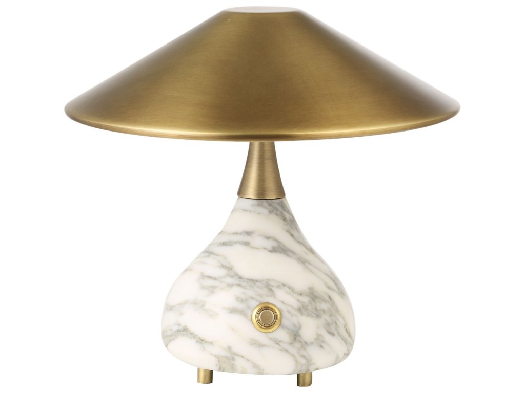 Kiss Rechargeable Mini Lamp - Arabescato Marble - image 3