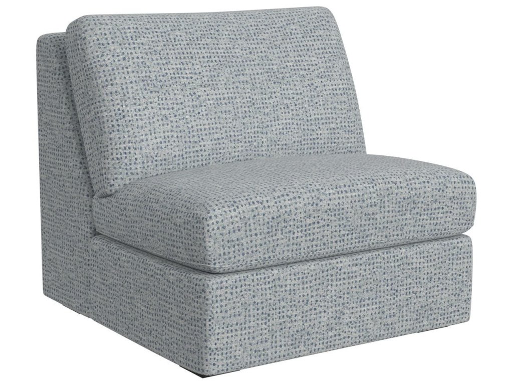 Wave Sofa, Armless - Dashing Blue - image 1