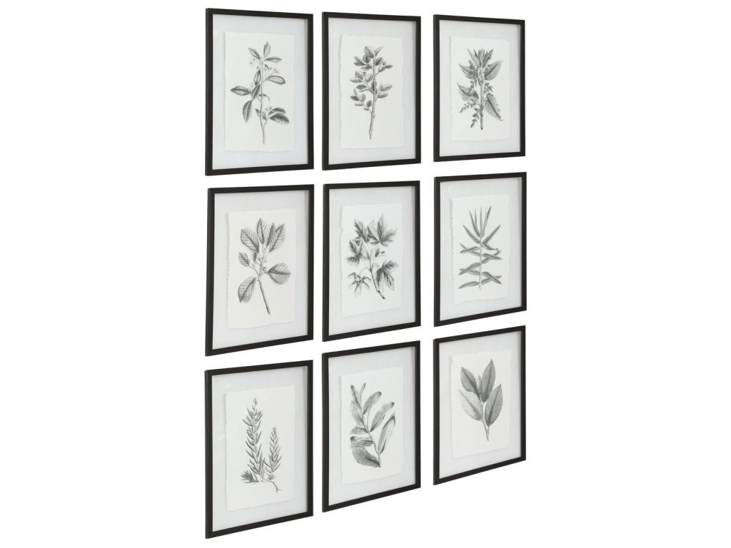 Farmhouse Florals Framed Prints, S/9 3 Cartons - image 2