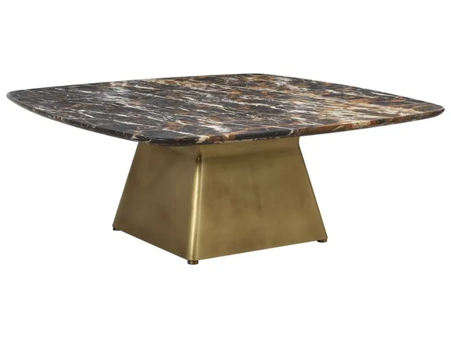Equilateral Coffee Table - Michelangelo/Brass, 2 Cartons