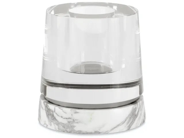 Optic Candleholder/Vase - Marble