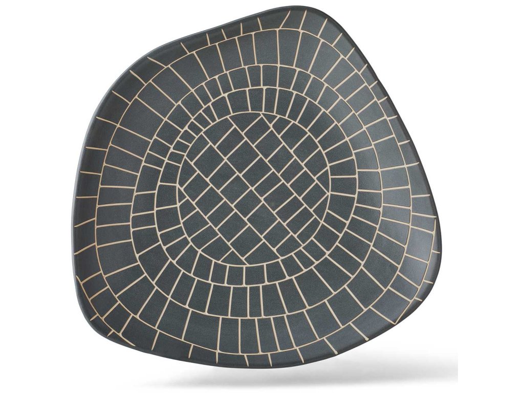 Hieroglyphics Bowls - Gray, S/3 - image 5