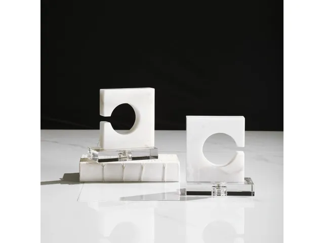 Clarin Bookends, S/2 - Alternative View