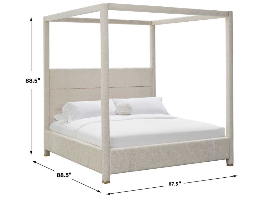 Hibernate Canopy Bed, Queen-Cuddly Cream, 3 Cartons - image 5