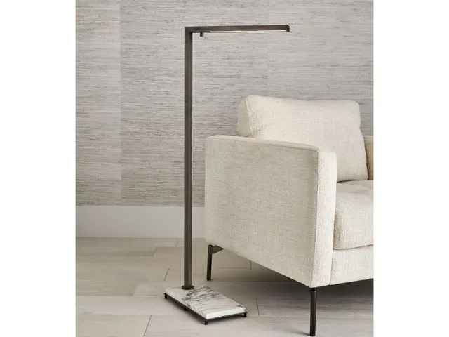Illume Floor Lamp - Marble/Bronze - Alternative View