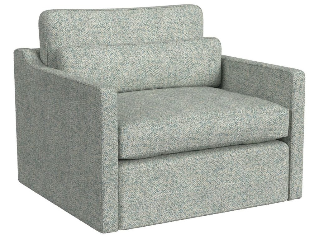 Slope Swivel Chair-And-A-Half - Tweedy Bird Sky - image 1