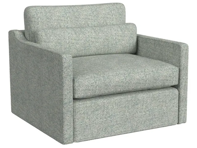 Slope Swivel Chair-And-A-Half - Tweedy Bird Sky