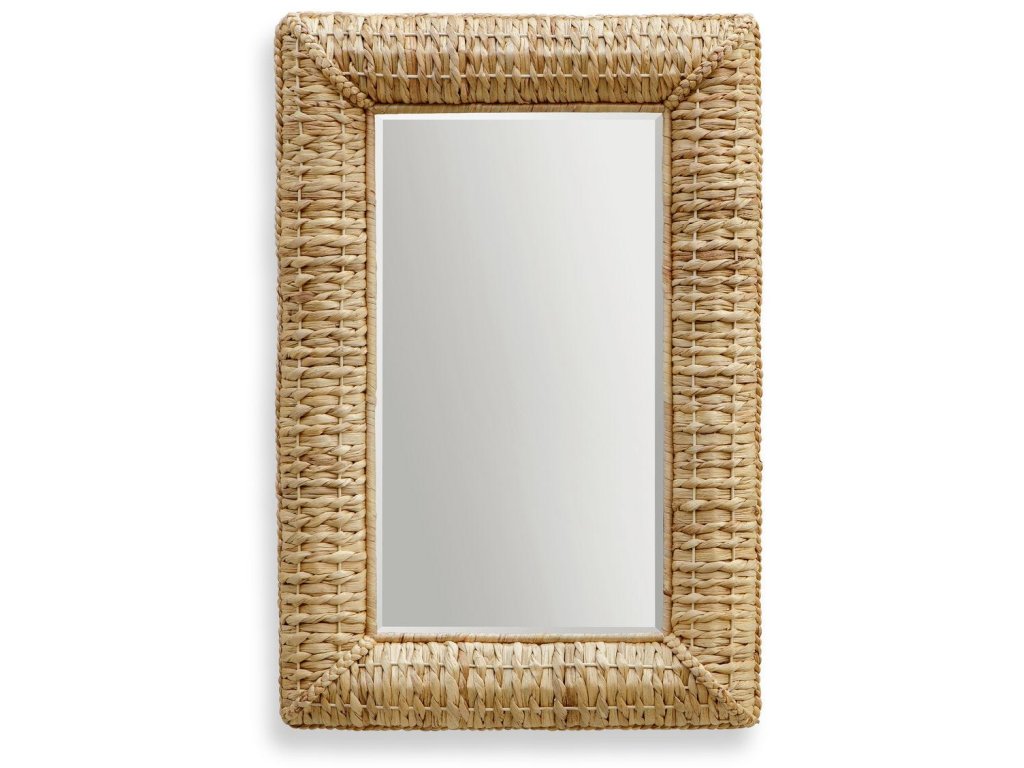 Twisted Seagrass Rectangle Mirror - main image
