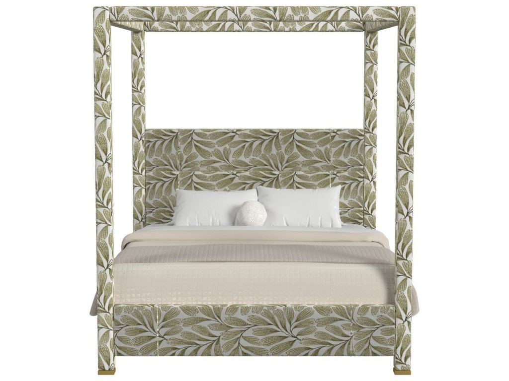 Hibernate Canopy Bed, King - Hedge Green , 2 Cartons - main image