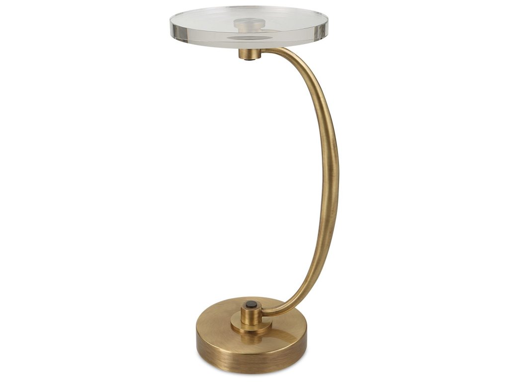 Waveney Drink Table, Brass - main image