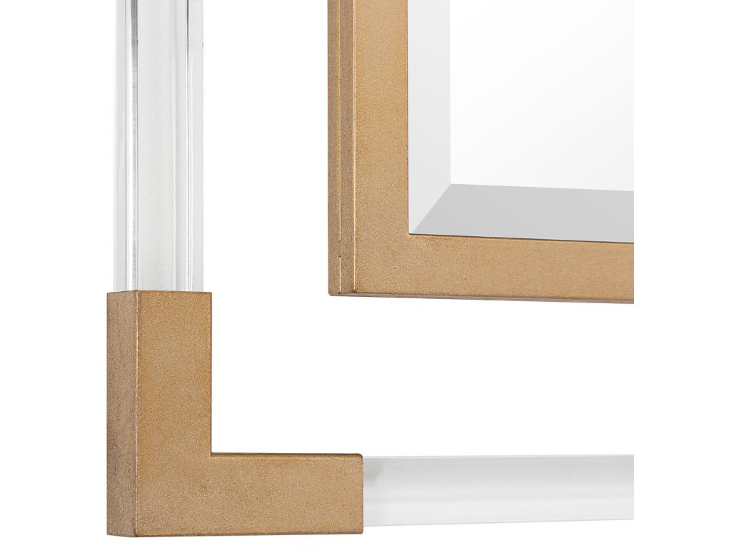 Balkan Square Mirror, Gold - image 4