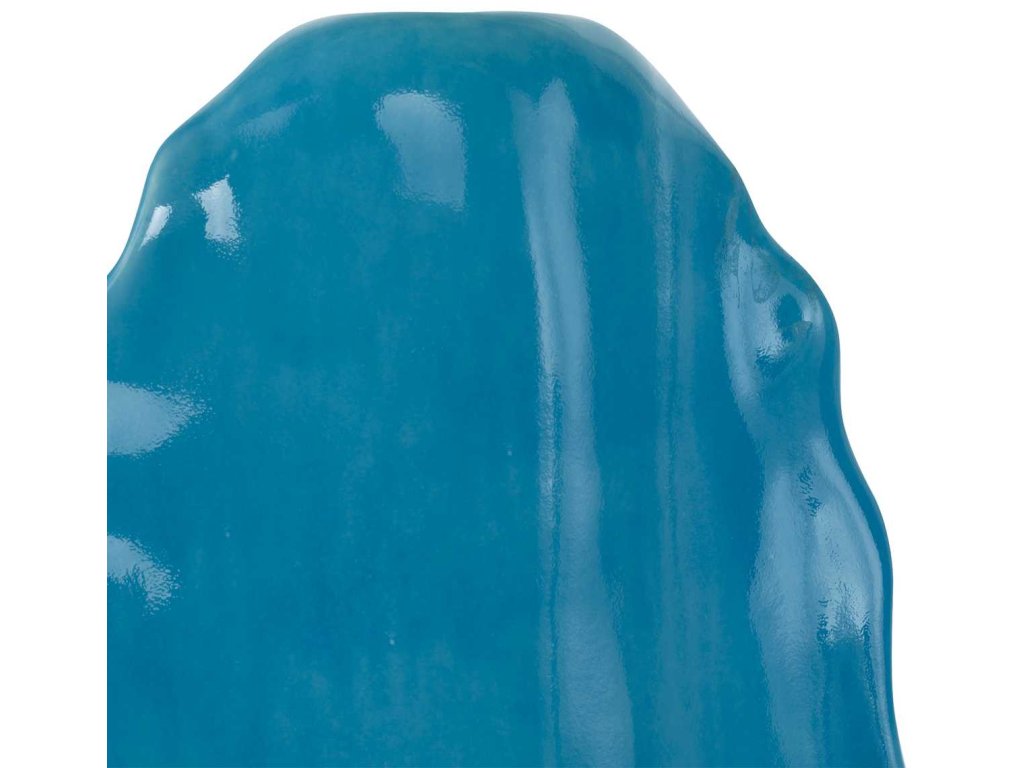 Ruffled Feathers Vases, Blue, S/2 - image 5