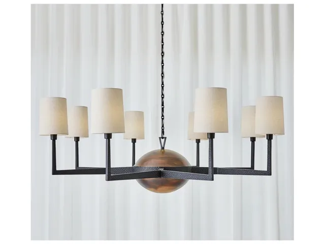 Open Arms, 8 Lt Chandelier - Alternative View
