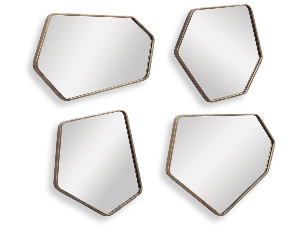 Linneah Mirrors, Gold, S/4 - main image