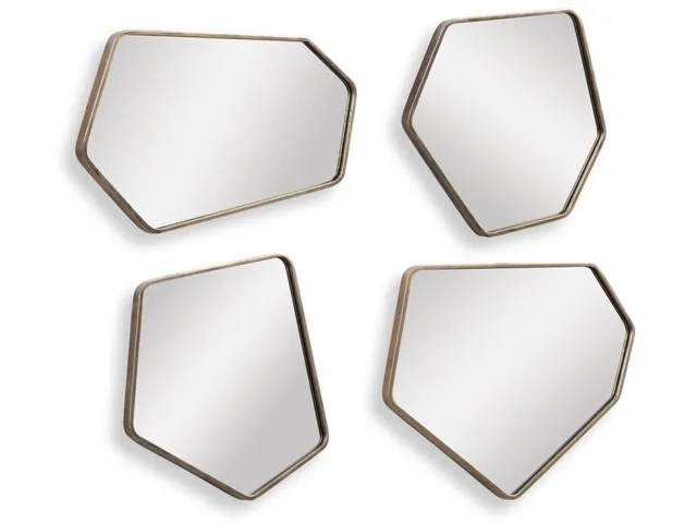 Linneah Mirrors, Gold, S/4