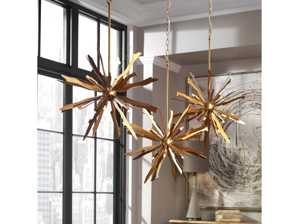Starburst, 6 Lt Pendant - image 4
