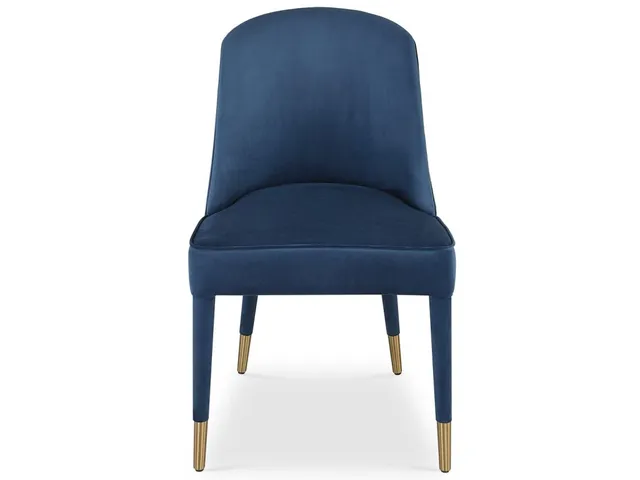 Brie Armless Chair, Sapphire, 2 Per Box, Priced Each