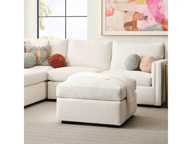 Luxe Sofa, Ottoman - Field Snow