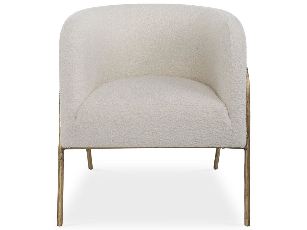 Jacobsen Accent Chair, Natural Shearling - main image