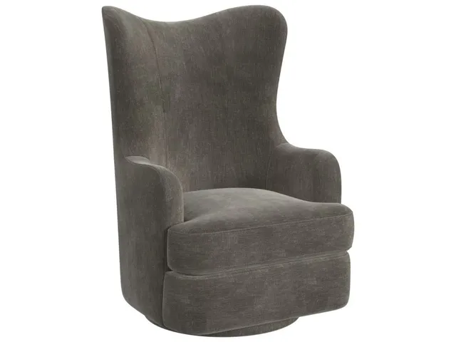 Hot Wing Swivel Chair - Lux Graphite