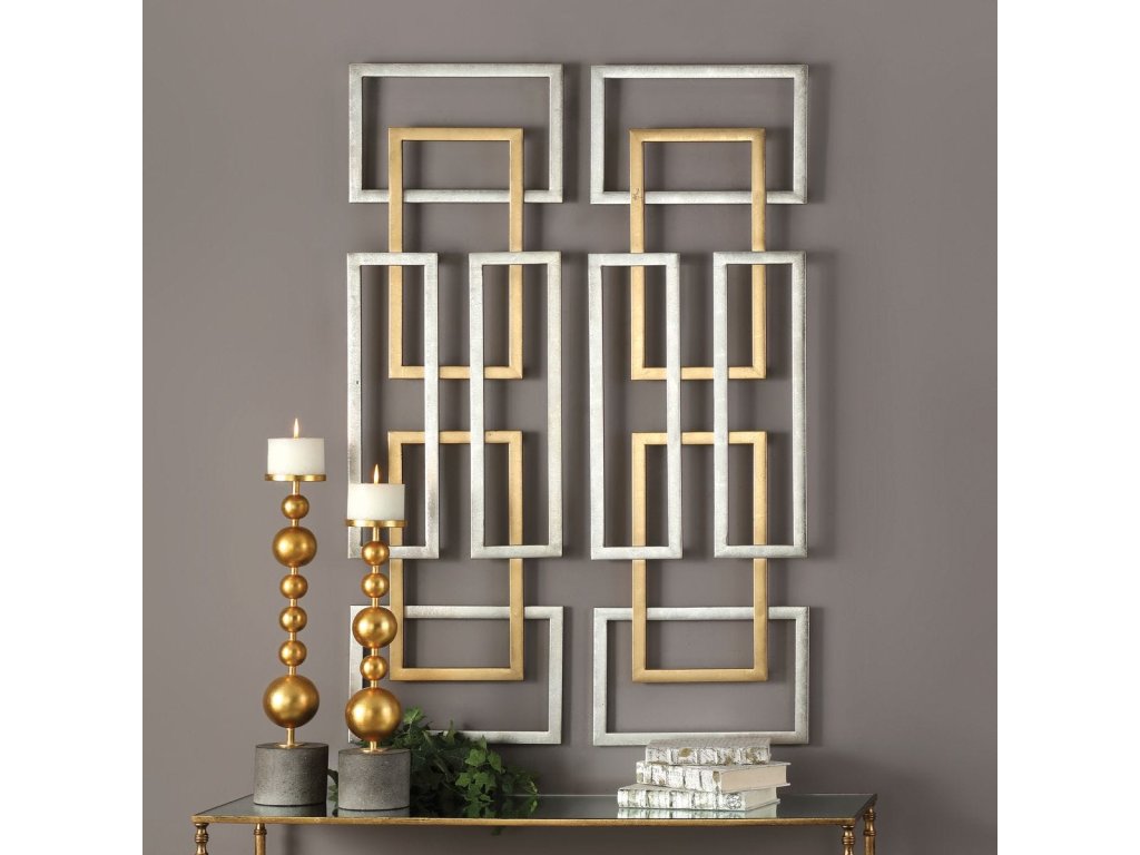 Aerin Metal Wall Panels, S/2 - image 1