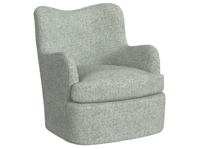 Chit Chat Swivel Chair - Tweedy Bird Sky