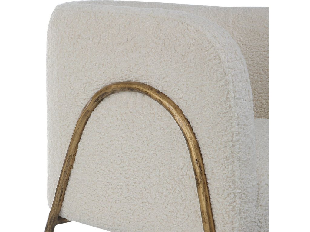 Jacobsen Accent Chair, Natural Shearling - image 4