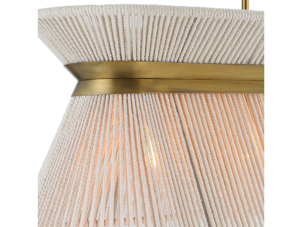 Highly Strung, 5 Lt Linear Pendant - White - image 5