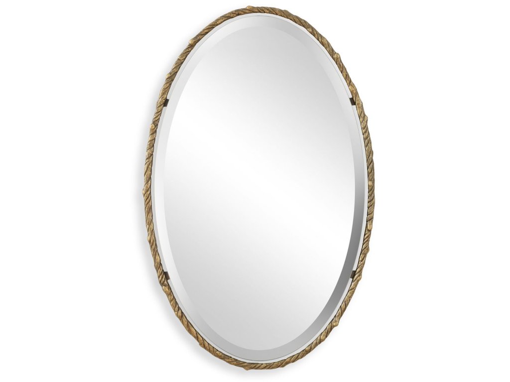 Twisted Branch Oval Mirror - main image