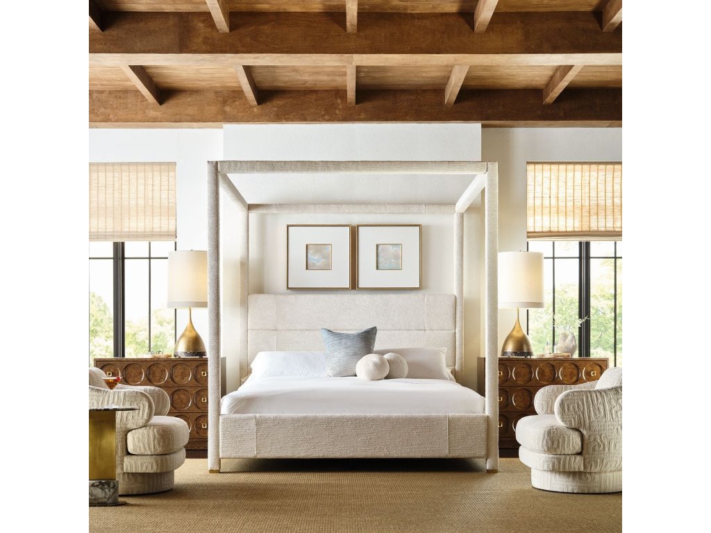 Hibernate Canopy Bed, Queen-Cuddly Cream, 3 Cartons - image 1