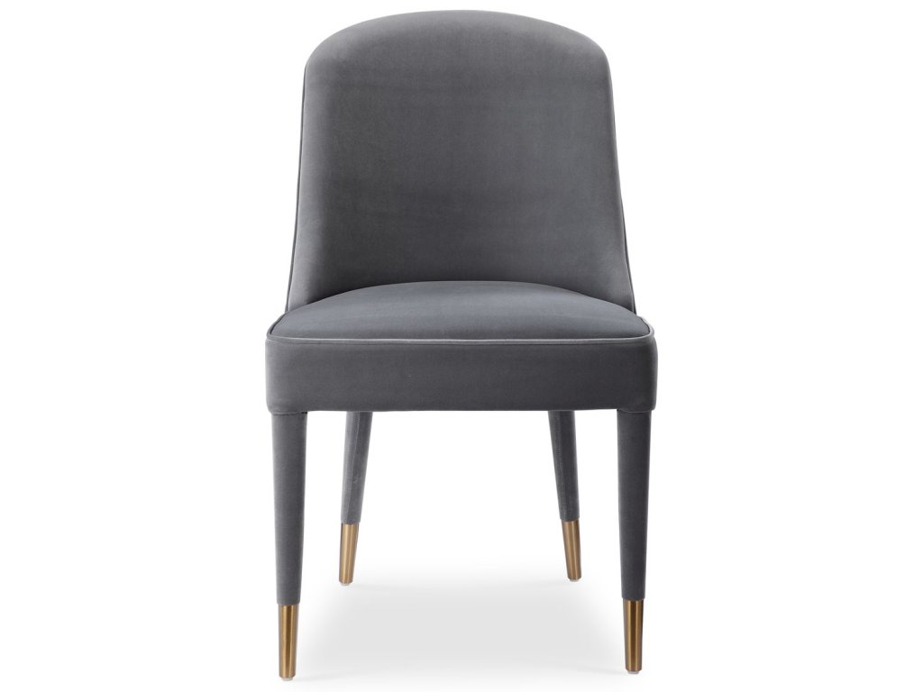 Brie Armless Chair, Gray, 2 Per Box, Priced Each - main image